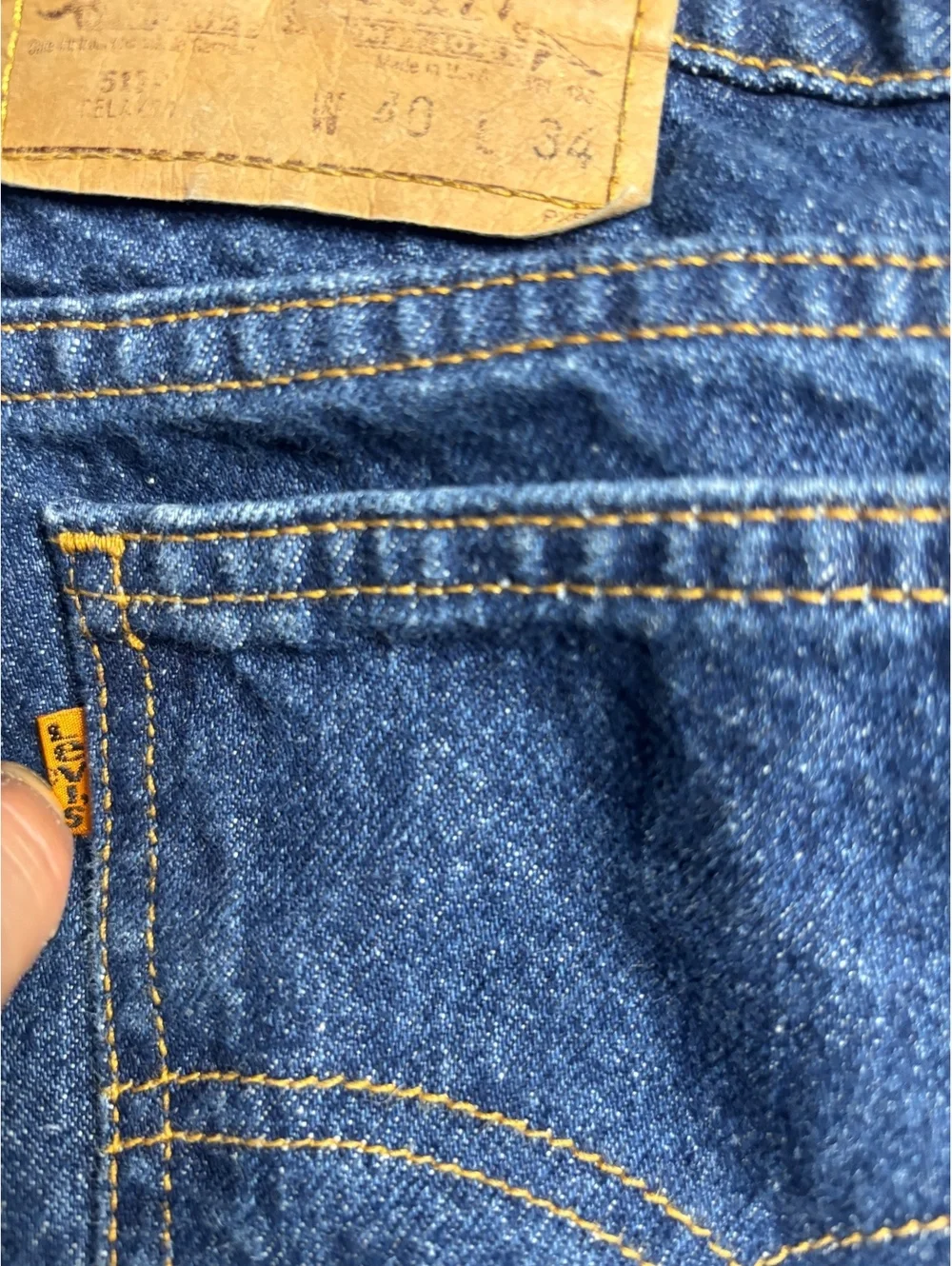 Vintage Levi’s Orange Tab USA 30x34 Relaxed Straight 90s